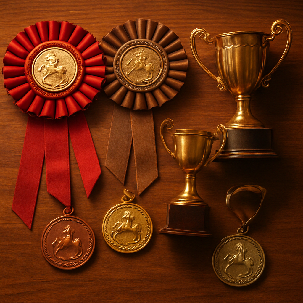 Medailles et trophees equestres canadiens